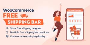 WooCommerce Free Shipping Bar - Increase Average Order Value